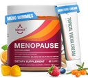 Lubracil Menopause Gummies & Topical Vulva Cream Bundle – Hormone-Free Support for Hot Flashes, Vaginal Dryness, Itching, Mood Swings & Night Sweats with Black Cohosh, Ashwagandha, Omega-7 & Vitamin E