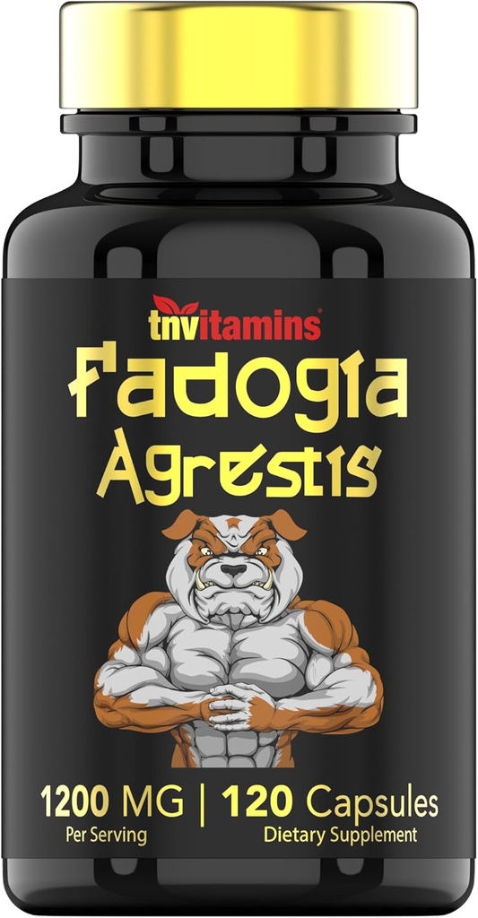 Fadogia Agrestis: 1200mg - 120 Capsules ← Fadogia Ultra-Potente Agrestis Extracto Suplemento para Hombres ANTE Energía, Poder, Fuerza, Rendimiento Atlético, " Nutrición Deportiva ANTERIOR No-OMM ANTES ¡Hecho en los Estados Unidos!