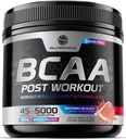 Powder de la bebida de recuperación muscular con BCAA, L-Glutamina & Amino Acids - Mejores suplementos de recuperación muscular para el entrenamiento de postes - Sugar gratis, Ramada de la cadena Aminoácidos Suplemento para Mujeres &amp; Hombre - 45 Servimientos