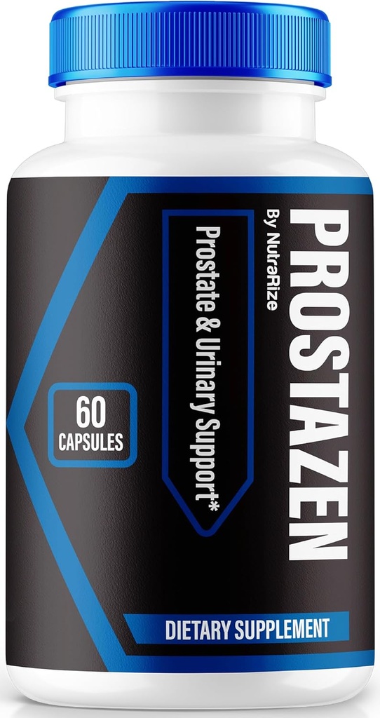 NutraRize Prostazen Capsules, Píldoras Oficial Prostazen para apoyar la salud de próstata, Prostazen Plus Premium Fórmula, Prostazen para la próstata sana, Prosta Zen Pastillas Revisión (60 Cápsulas)