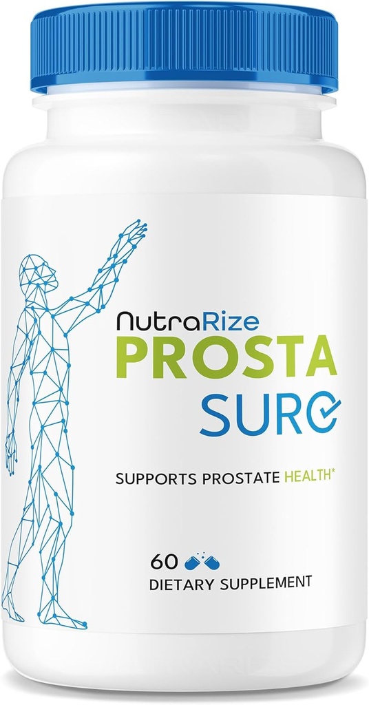 NutraRize Prostasure Capsules - Official Prosta Sure Pills for Prostate Heath, All Natural Support Formula for More Control " General Well-Being, Pastillas Review (60 Capsules)