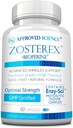 Approved Science Zosterex - Extra-Strength L-Lysine 1000mg, Vitamin B Complex, Zinc - Immune Support & Cold Sore Treatment - 60 Vegan Capsules - 1 Bottle