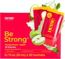 BeMe Vitamina B12 Zapato líquido, BeStrong - Vitamina B 12 Complementos líquidos bebibles Admite energía, foco, " Concentración - Guarana, Taurina, " Los suplementos de colagen promueven la recuperación (30 Sachets)