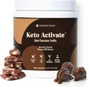 Dark Chocolate Truffle Exogenous Ketones Drink: Pure Keto Shake Powder with Chocolate Ketones | Jumpstart Ketosis & Boost Energy with Natural Ketones Supplements by Konscious Keto