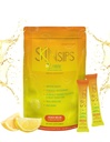 Skin Health &amp; Energy Boost Drink Mix- Sugar Free, SOD B (TM), Antioxidantes del concentrado de melón francés, en los paquetes Go Stick, Lemon, 30 Pack