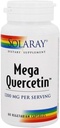Solaray Mega Quercetin, Healthy Sinus &amp; Immune Support " AMPK Activator, Rutin, Hesperidin " Bromelain, 60 VegCaps
