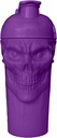 ¡JNX lanza la maldición! Skull Shaker Bottle, 24 onzas, Grape Limited Edition, Mezclador de suplementos con clásico Loop Top