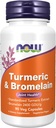 AHORA Suplementos de alimentos, Turmeric " Bromelain (Extracto Turmérico estandarizado) con Bromelain 2400 GDU/g, 90 cápsulas de veg