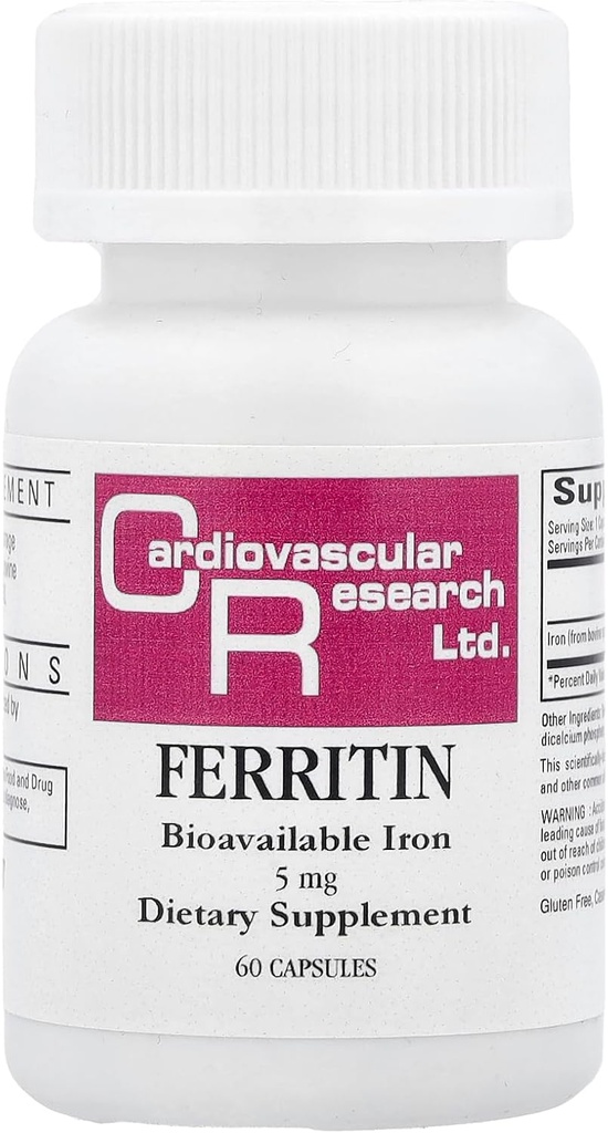 Cardiovascular Research Ferritin Capsules, 60 Conde