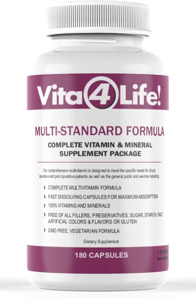 Bariatric Multivitamins, Fórmula Multi-Standard – 180 Conde