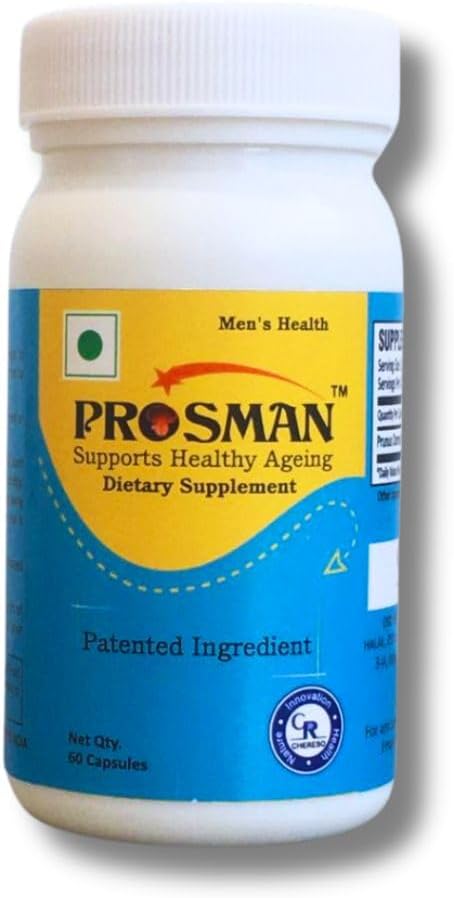 Suplemento - Apoyos Envejecimiento saludable " Mejora la función urinaria " Patented Ingredient  Prunus domestica/pygeum (1Pack- 60 cápsulas)
