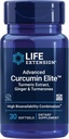 Extensión de vida Super Omega-3 Fish Oil, Curcumin Elite Turmeric Extract &amp; Ginger Softgel Bundle - 240 + 30 Cuenta
