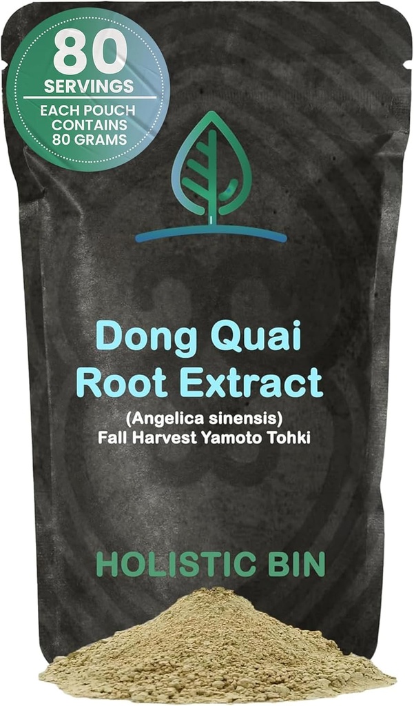 Holistic Bin Dong Quai Root Powder Extract – Wild Harvested Angelica Sinensis – Mujer Ginseng Herb for Women’s Health & Tea – Extracted for Enhanced Absorption – Grown in Japan – 80 Grams