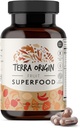 TERRA ORIGIN Suplementos Superalimentarios de Frutas Silenciosos 90 Capsules Silenciosos Apoyos Energía, No OGM y Gluten Libre Silencio para Adultos y Mujeres