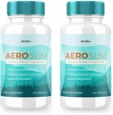 (2 Pack) Cápsulas AeroSlim - Suplemento dietético AeroSlim para la salud avanzada de peso, máxima fuerza Píldoras totalmente naturales para el destino de grasa corporal, Fórmula de gestión de peso, Aero Slim (120 Cápsulas)
