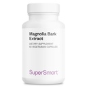Supersmart - Magnolia Bark Extract (Max Strength) 300mg por día - 90% Honokiol &amp; Magnolol - Magnolia Bark Supplement ← Non-GMO & Gluten Free - 60 cápsulas vegetarianas