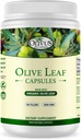 Cápsulas de hoja de oliva Bulk 1000 Ct - 550 mg Cápsulas vegetales - Pólvora de oliva orgánica pura con no Fillers - Apoyo inmunológico Suplemento antioxidante