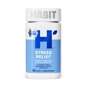Suplemento Habit Stress Relief (60 Capsules) - Nuevo Look, soporta la relajación " Mood Balance, Vitamina B, Adaptogens, Lemon Balm, Calming, Vegan, Non-GMO (1 Pack)