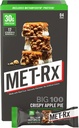MET-Rx Big 100 Colossal Protein Bares, Crispy Apple Pie Meal Replacement Bares, 4 Cuenta