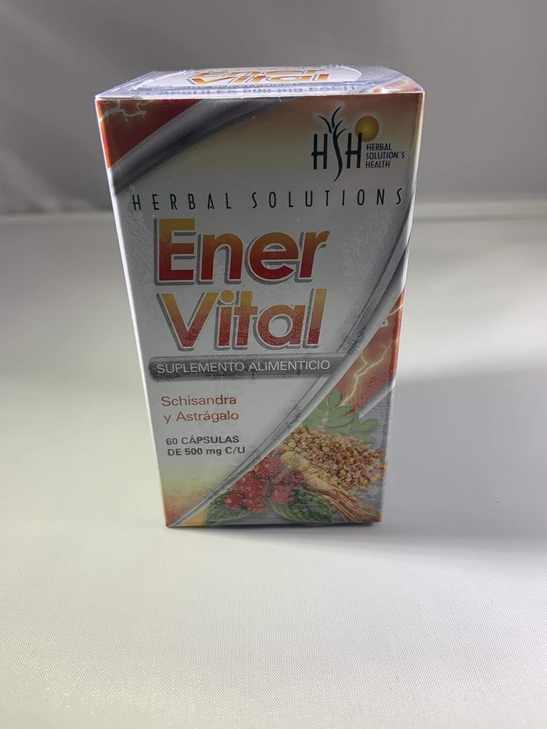 Ener Vital Capsules (60 Caps, 500 mg Cada uno) (w/Schisandra & Astragalus)