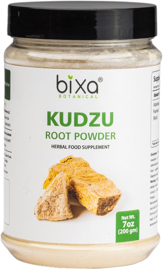 bixa BOTANICAL Indian Kudzu Root Powder (Pueraria tuberosa/Vidarikand) Ayurvedic Natural Herbal Suplemento - 7 Oz (200g)
