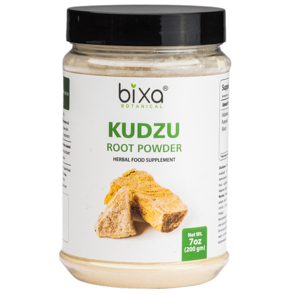 bixa BOTANICAL Indian Kudzu Root Powder (Pueraria tuberosa/Vidarikand) Ayurvedic Natural Herbal Supplement - 7 Oz (200g)