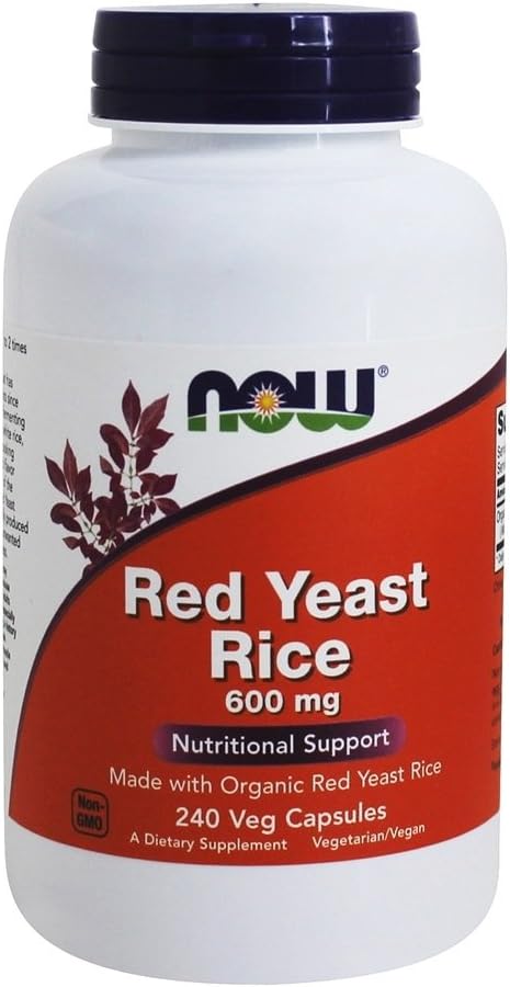 Levadura roja 600 mg, 240 Vcaps, AHORA Alimentos