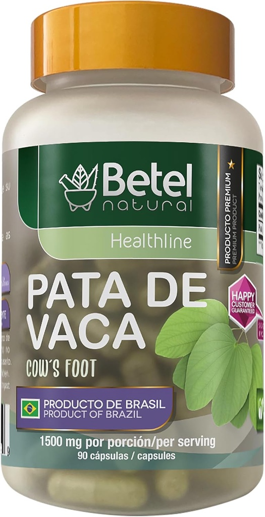 Betel Natural Pata de Vaca (Cows Foot Herb) Superfood natural de Brasil - 1500 mg Por Serving