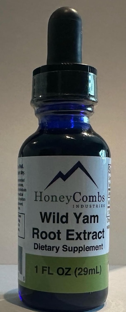 Extracto de la bota de Yam silvestre Líquido – Suplemento Natural de Equilibrio Femenino – Soporte Menopáusico prensado frío o suplemento de apoyo PMS para mujeres, 1 Fl Oz