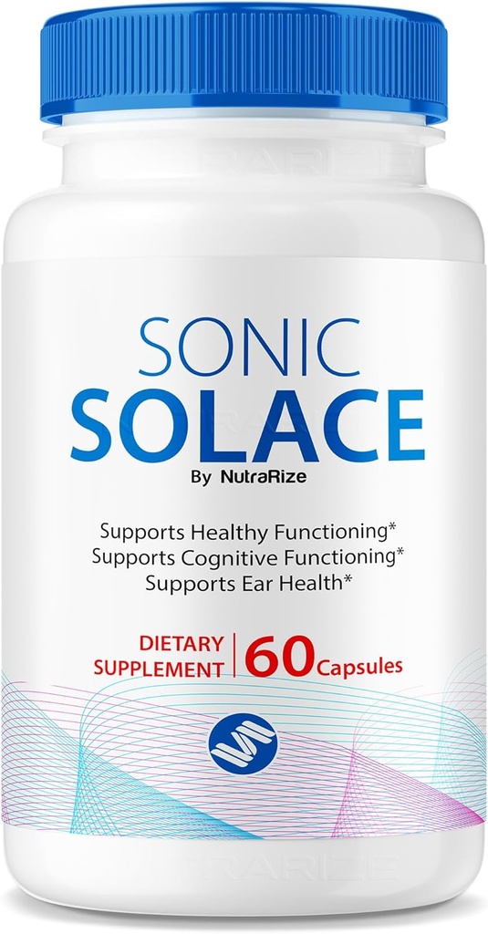 Solace Sonic - Advanced Formula to Maintain Healthy Hearing, Official Sonic Solace for Ear Health, All Natural Support for General Well-Being, SonicSolace Review (60 Capsules)