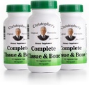 Christopher's Original Formulas Complete Tissue & Bone Formula – 100 VCaps | Herbal Support for Bones & Connective Tissue - Pack of 3