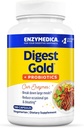 Enzymedica Digest Gold + Probióticos, 2-en-1 Fórmula para Gut Health, Enzymes Digestivos & Active Probiotic Cultures, 180 Cuenta