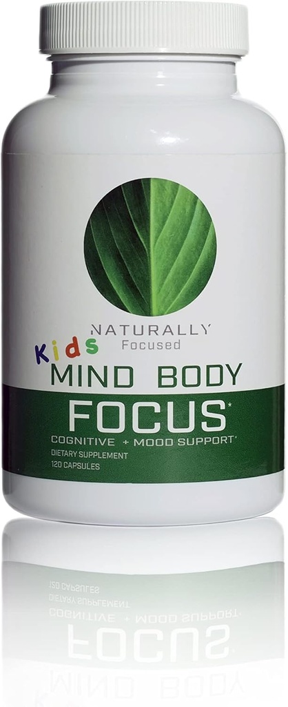 Cuidado del cuerpo de la mente para niños - Claridad mental, concentración y rendimiento cognitivo con Mucuna, Bacopa, Rhodiola Phosphatidylcholine