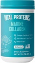 Proteínas Vital Peptides de Collagen Marina Suplemento de Polvo para Junta de Pelo de Piel - Collagen Hidrolyzed - 12g por Serving - 7.8 oz Canister