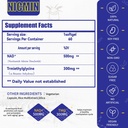 Liposomal NAD+ Supplement 800mg with TMG 300mg, Max Absorption Actual NAD+ Supplement（Not a Precursor for Cell Energy, Healthy Aging and Muscle Repair 60 Capsules