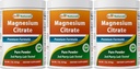 Best Naturals Magnesium Citrate Powder 1 libra (1 LB (Pack of 3))