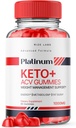 rize labs Platinum Keto AVC Gummies for Advanced Weight Loss, Suplemento para Maximum Strength Gomitas (60 Gummies)
