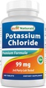Mejores Naturales Potasio Chloride Suplemento 99mg 400 Tabletas - 3er Lab Party Tested