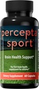 Percepta Sport Brain Supplement for Athletes - Natural Plant-Based Brain Health Supplement - Enhances Performance, Focus, Concentration, and Energy - 30 Day Supply