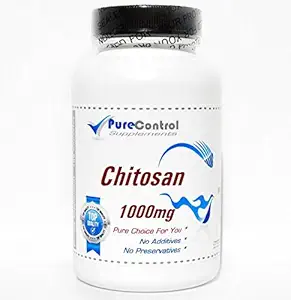 Chitosan 1000mg // 180 Capsules // Pure // por PureControl Suplementos