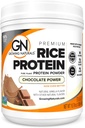 Naturales de cultivo Pólvora de arroz premium orgánico, Potencia del chocolate, no GMO, Vegan, 16,8 onzas