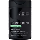 Sports Research Berberine Supplement with Coconut Oil - Herbal & Ayurvedic Metabolic Health Support - Berberine 500mg, 90 Softgels - Gluten-Free, Non-GMO Berberine Powder