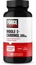 FORCE FACTOR Indole 3 Carbinol 200mg Detox and Antioxidant Supplement, Detox for Men and Women with Antioxidants, Clinically Studied Dose, Vegan, No Gelatin, 60 Capsules
