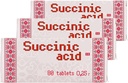3 x Ácido Ácido Sucinco 80 Tablas – Total 240 Tablas