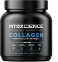MYOXCIENCE Optimal Grass-Fed Collagen Powder ¦ Bovine Collagen Peptides ← Apoya la producción de colágeno, salud conjunta, elasticidad de la piel, y más (30 servidos)