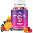 BeLive Probiotic Gummies - Probiotics with 5 Billion CFUs for Digestive Health, Men, Women &amp; Kids - for Immune Support, Sugar Free & Vegan ← 60 Ct – Blueberry, Strawberry & Orange