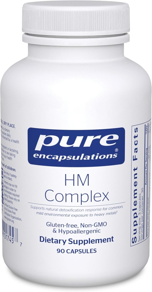 Encapsulaciones puras HM Complejo ← Apoyo para el proceso de desintoxicación natural del cuerpo*