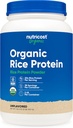 Nutricost Organic Rice Protein Powder (2 LB) - Gluten-Free, Non-GMO (desde Brown Rice)
