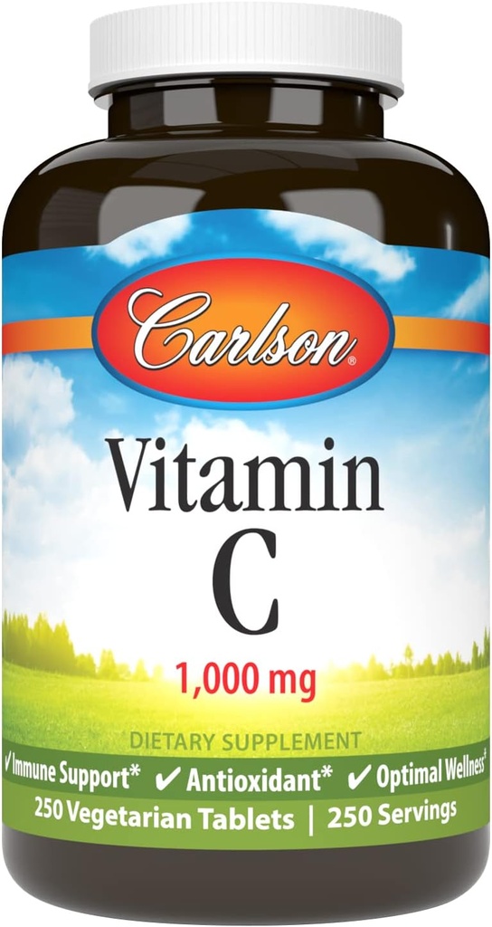 Carlson - Vitamina C 1000 mg, 250 Conde