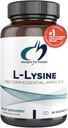Diseños para Salud L-Lysine HCL Pills 1500mg - Amino Acid Lysine Hydrochloride Suplemento nutricional para Adultos - Immune + Bone Health Support - Vegan + Non-GMO (120 cápsulas)